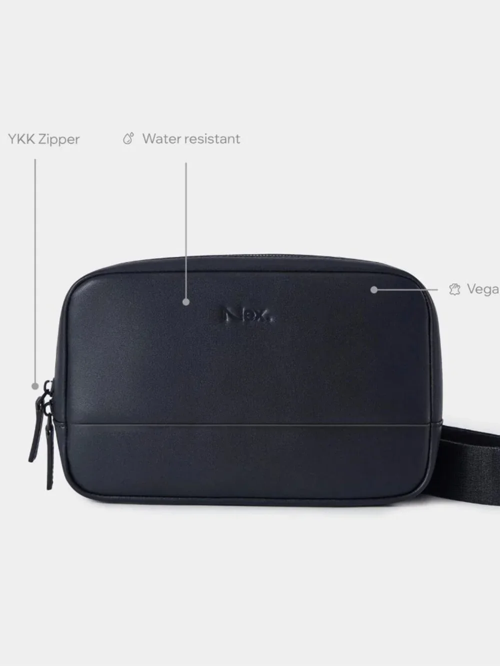 Nex Voyager Crossbody - Obsidian
